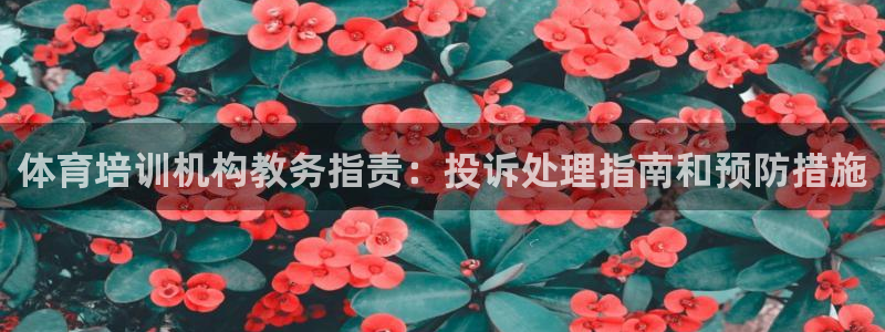 欧陆娱乐官网注册中心：体育培训机构教务指责：投诉处理